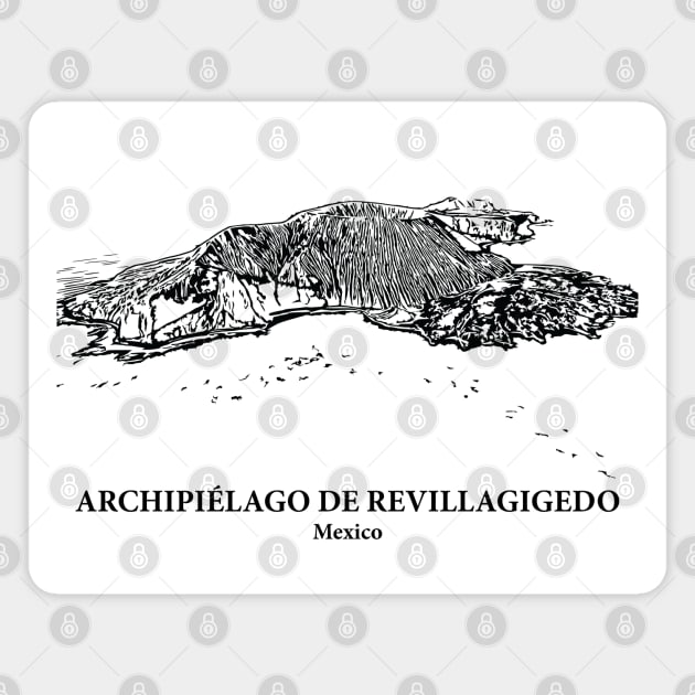 Archipiélago de Revillagigedo - Mexico Magnet by Lakeric
